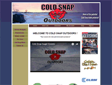 Tablet Screenshot of coldsnapoutdoors.com